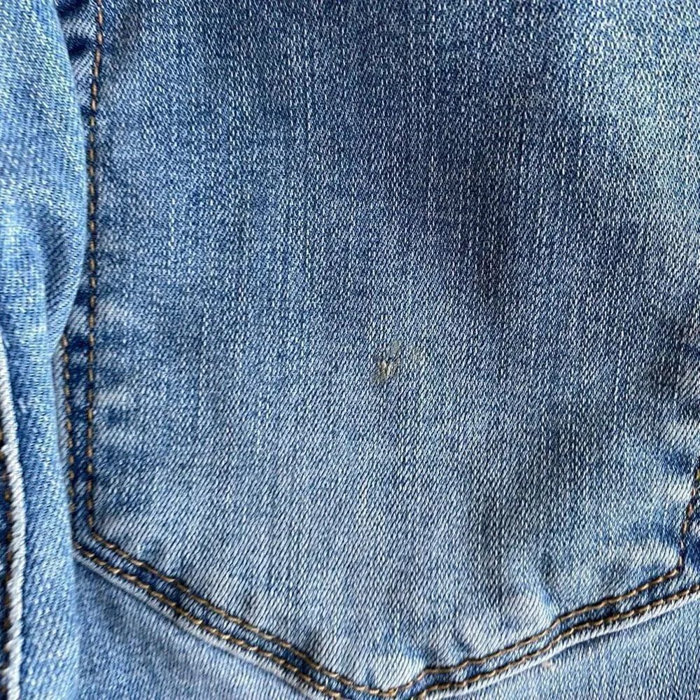 PacSun High Rise Jegging Jeans Size 28 Distressed Skinny Stretch Blue Denim - Picture 8 of 9